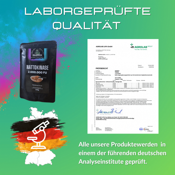 Sparpaket Pulverfux Nattokinase - Pulver 2x 100g – Bild 5