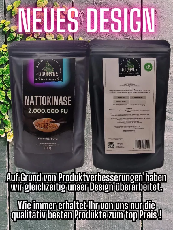 Pulverfux Nattokinase - Pulver 100g – Bild 4