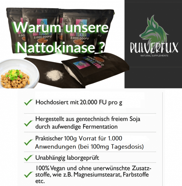Warum unsere Nattokinase ?