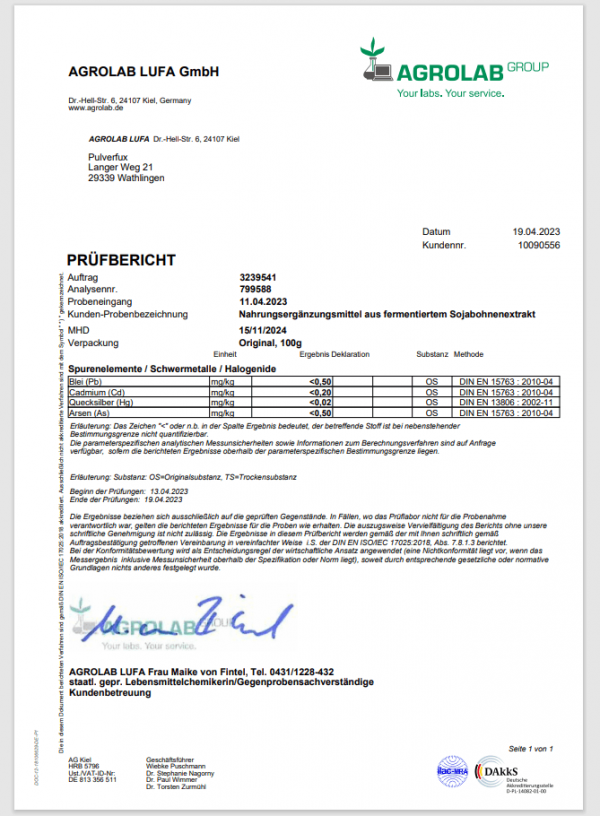 Pulverfux Nattokinase - Pulver 100g – Bild 7