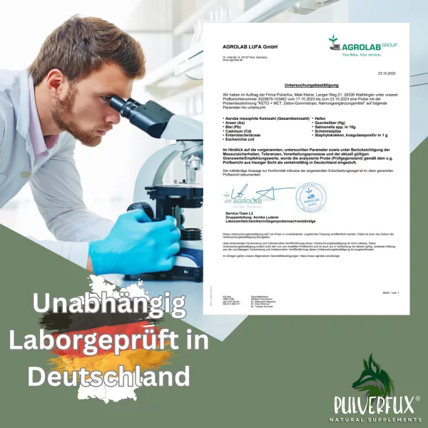 Pulverfux D3+K2 Tropfen mit MCT, Chia-Samen und Oliven-Öl 60ml – Bild 7