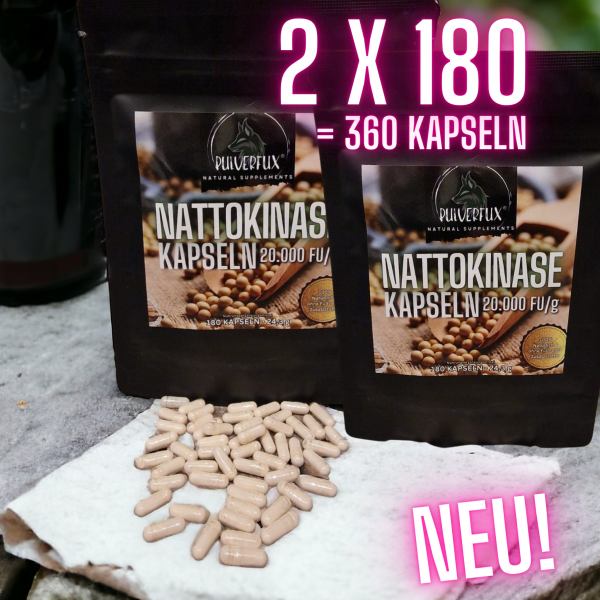 Nattokinase Kapseln 360 Stück